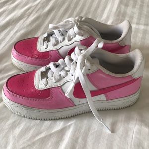 Nike Air Force custom painted sneakers